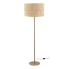 Lampa podłogowa z abażurem z rafii o średnicy 50cm CALMA 1XE27 Tk Lighting 16181
