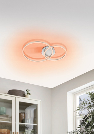 Lampa sufitowa PALMAVES LED RGB Eglo 75607 sterowana pilotem