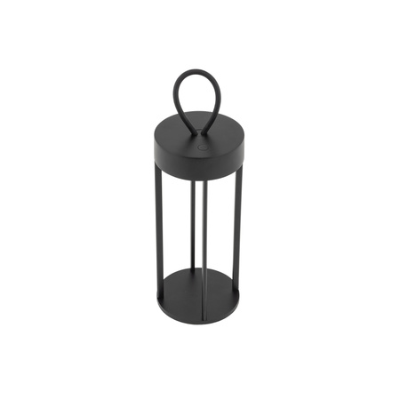 Przenośna czarna lampka stołowa na zewnętrz USB 2700K NALA LED Nowodvorski 11536