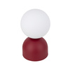 Duża lampka stołowa o średnicy 30cm w kolorze burgund 1xE27 MIKI BURGUND BIG Tk Lighting 16217