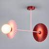 Lampa wisząca Bloom 2xG9 Róż-burgund Milagro MLP0297