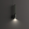 Lampa wisząca druciana tuba jedwabisty grafit 1xGU10 SINGLES B Nowodvorski 12201