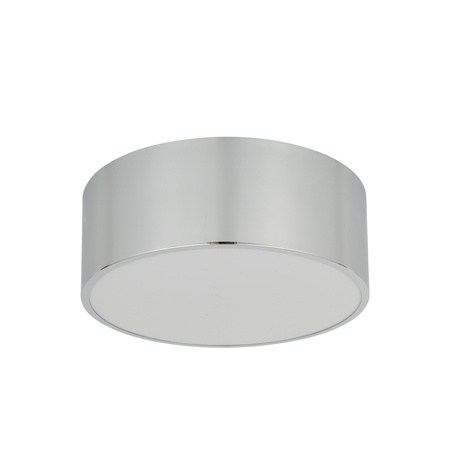 Chromowany plafon łazienkowy o średnicy 30cm LIVO CHROM S 2XE27 IP54 Tk Lighting 11476