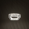 Lampa wisząca kryształowy owal 120cm 3000K LUXORA LED Nowodvorski 11707