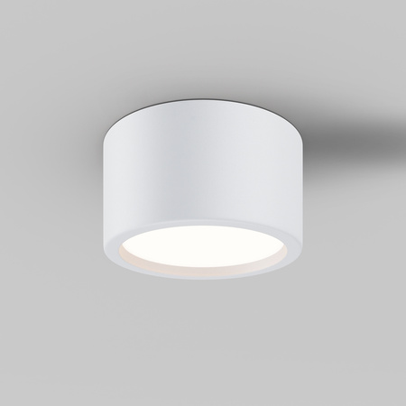 Biała oprawa sufitowa o średnicy 17,6cm IP44 LED 3000K Hydra C090CL-15W3K-W Maytoni