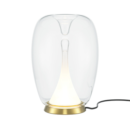 Lampka stołowa szklana transparentna LED 3000K Splash MOD282TL-L15G3K1 Maytoni