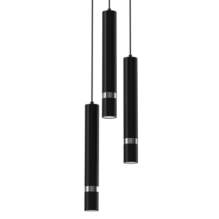 Lampa wisząca JOKER BLACK/CHROME 3xGU10 Milagro MLP8916