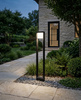 Czarna lampa ogrodowa LED z ramą 80cm MILANO Kaja Lighting K-8268