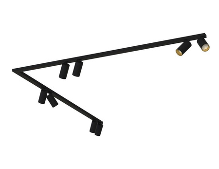 Lampa sufitowa oprawa MONO CORNER VIII 2x150 BLACK/GOLD Nowodvorski 7700