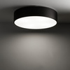 Lampa sufitowa okragła czarna do łazienki 50cm LIVO BLACK L IP54 4xE27 Tk Lighting 10988