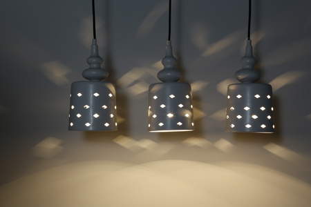HAMP LAMPA WISZĄCA 3X60W E27 BIAŁY Candellux 33-51943