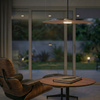 Lampa wisząca geometryczny dysk w kolorze taupe z regulacją kąta zawieszenia PIATTO 1xGX53 fi 550mm Milagro MLP2918