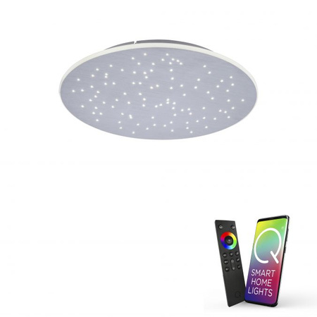Lampa sufitowa plafon Q-NIGHTSKY LED Paul Neuhaus 8037-95 sterowana pilotem funkcja smart