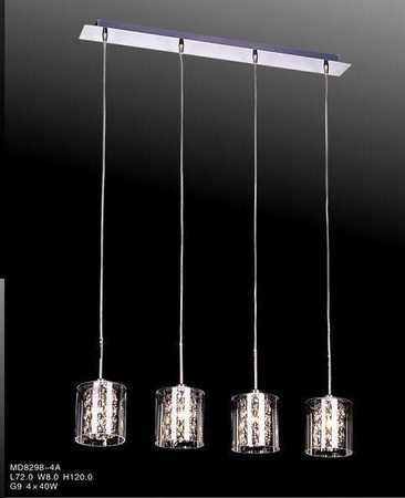 Żyrandol Twist firmy Italux MD8298-4A 