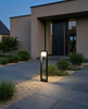 Czarna lampa ogrodowa LED z ramą 50cm MILANO Kaja Lighting K-8267