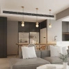 Lampa wisząca biała szklana kula z ozdobą z trawertynu Bilo I 1xG9 PL0135 Yaskr