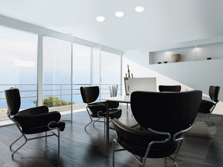 Lampa sufitowa FUEVA-C LED 22,5cm Eglo 96669 sterowana pilotem funkcja smart