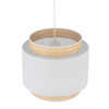 Lampa wisząca abażur rafia BOHO NEW WHITE 1 Tk Lighting 5653