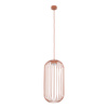 Lampa wisząca druciana w kolorze ceglanym SPHERA S BRICK 1XGX53 Tk Lighting 11308