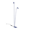 Granatowa lampa podłogowa dwa profile z ruchomymi reflektorami 2xGU10 R50 MONO Nowodvorski 12622