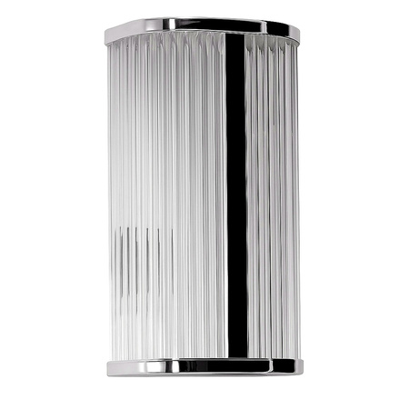 Chromowany kinkiet LED ze zmienną barwą światła PANDORA WALL CCT SWITCH IP44 CH AZZARDO AZ6572