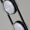 Prosta lampa podłgowa ze szklanymi kulami ASTRID FLOOR BK AZZARDO AZ6893