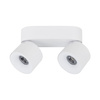 Podwójna biała oprawa sufitowa wybór barwy światła SPARK DUO WHITE CCT 20W Tk Lighting 18171