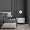 RICHI WHITE /SILVER KINKIET 2 E27 + G9 TK Lighting 4236