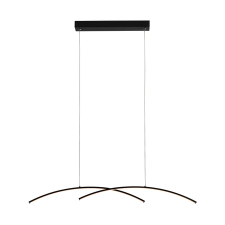 Lampa wisząca LED czarna Samola Italux PND-15504-1-BK