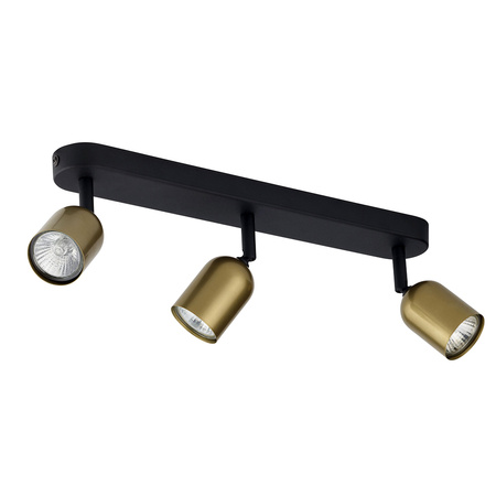 TOP BLACK/GOLD LAMPA SUFITOWA 3 PŁ TK Lighting 3305