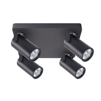 Gary lampa sufitowa plafon czarny 4x15W GU10 klosz czarny Candellux 98-28143