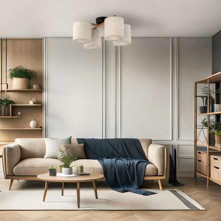 DEVA NATURE LAMPA SUFITOWA 4 TK Lighting 6866