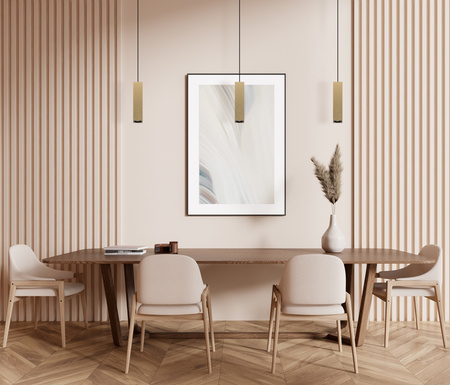 Mosięzna lampa wisząca tuba 1xGU10 Ander Italux PND-28394-1-GD