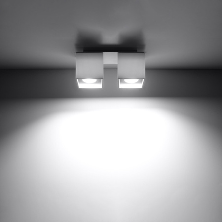 Lampa sufitowa, oprawa podwójna QUAD Sollux Lighting SL.0063 SL.0064 SL.0065 - kolor do wyboru