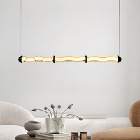 Lampa wisząca pozioma szklana tuba 97cm CORTE 25W LED 3000K Candellux Studio 33-50786