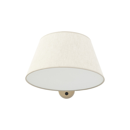 Kinkiet z abażurem o średnicy 26cm FORMO SABIA LEN 1XE27 Tk Lighting 11342