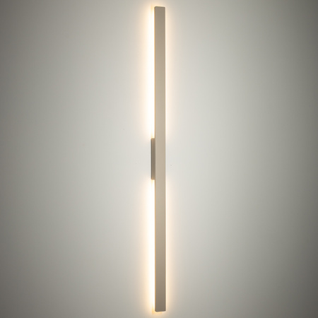 Beżowy pionowy kinkiet ścienny zewnętrzny 144cm 3000K IP54 DEMI LED L Nowodvorski 11560