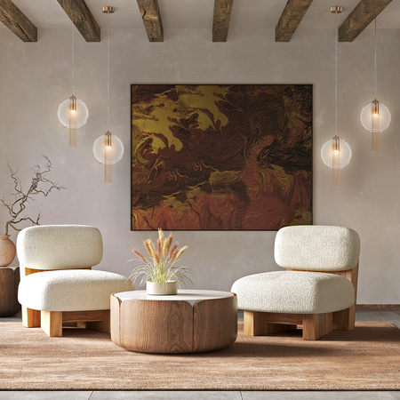 Lampa wisząca FLUSSO 20cm Maytoni P095PL-01BZ
