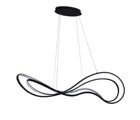 Lampa wisząca TWIST PENDANT 3-STEP DIMM BK LED z wbudowanym ściemniaczem czarna AZzardo AZ5733