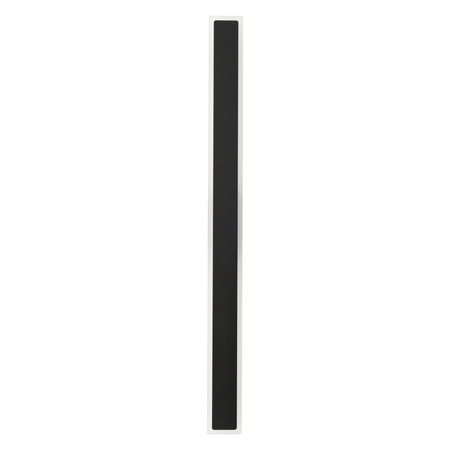 Prostokątny podłużny czarny kinkiet elewacyjny 100cm 3000K IP54 ISLA LED Nowodvorski 11553