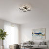 Nowoczesna czarna lampa sufitowa LED HIDALGO 40W 4000K Milagro ML2057