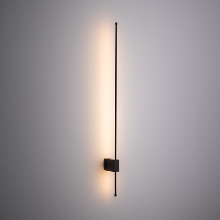 Czarny kinkiet 88cm podświetlający ściane LIXA BLACK LED 3000K 12W Tk Lighting 18298