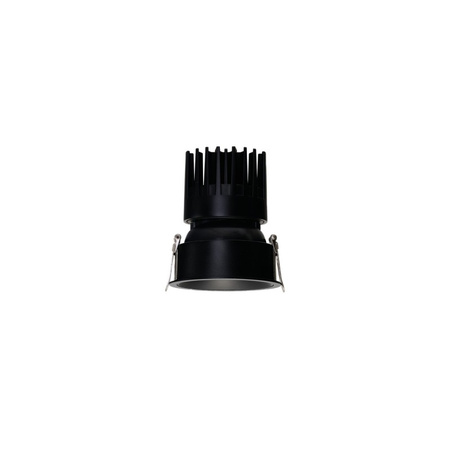 Czarne okrągłe oczko podtynkowe o średnicy 6cm MIRT IP65 8W LED 3000K BK AZZARDO AZ7094