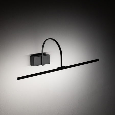 Nowoczesny kinkiet liniowy czarny 59cm – oświetlenie nad lustro lub obraz LED 3000K ARTLINE LED Nowodvorski 11958