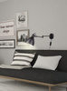 Espera lampa kinkiet 1x40w e27 czarny z przewodem przył. z wtyczką i włącznikiem Candellux 21-85238