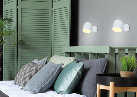 AZURO LAMPA KINKIET 1X40W E27 BIAŁY Candellux 91-63243