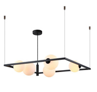 Lampa wisząca GARETH Italux MDM-3975/5 BK