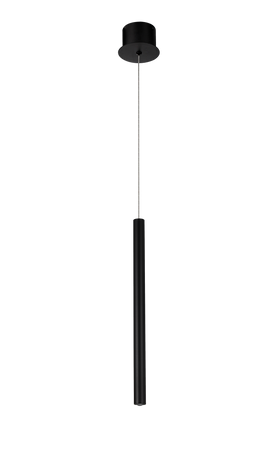 Lampa wisząca ILIOS 1 PENDANT BK AZZARDO AZ5741 - czarna smukła lampa LED 3000 K marki AZzardo