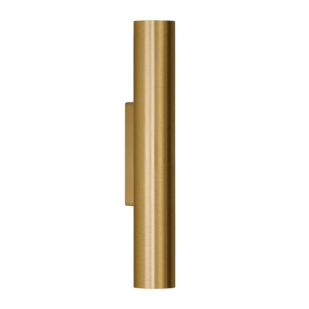 Dwukierunkowy kinkiet tuba w kolorze złotym satynowym LED 3000K MORONI WALL GO Azzardo AZ7169