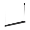 Podłużna lampa wisząca liniowa 120cm wybór barwy światła LUXE BLACK CCT Tk Lighting 18173